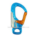 A728 Aluminum Large Keylock 30kN CE Standard Industrial Protective Equipment Safety Double Action Snap Hook